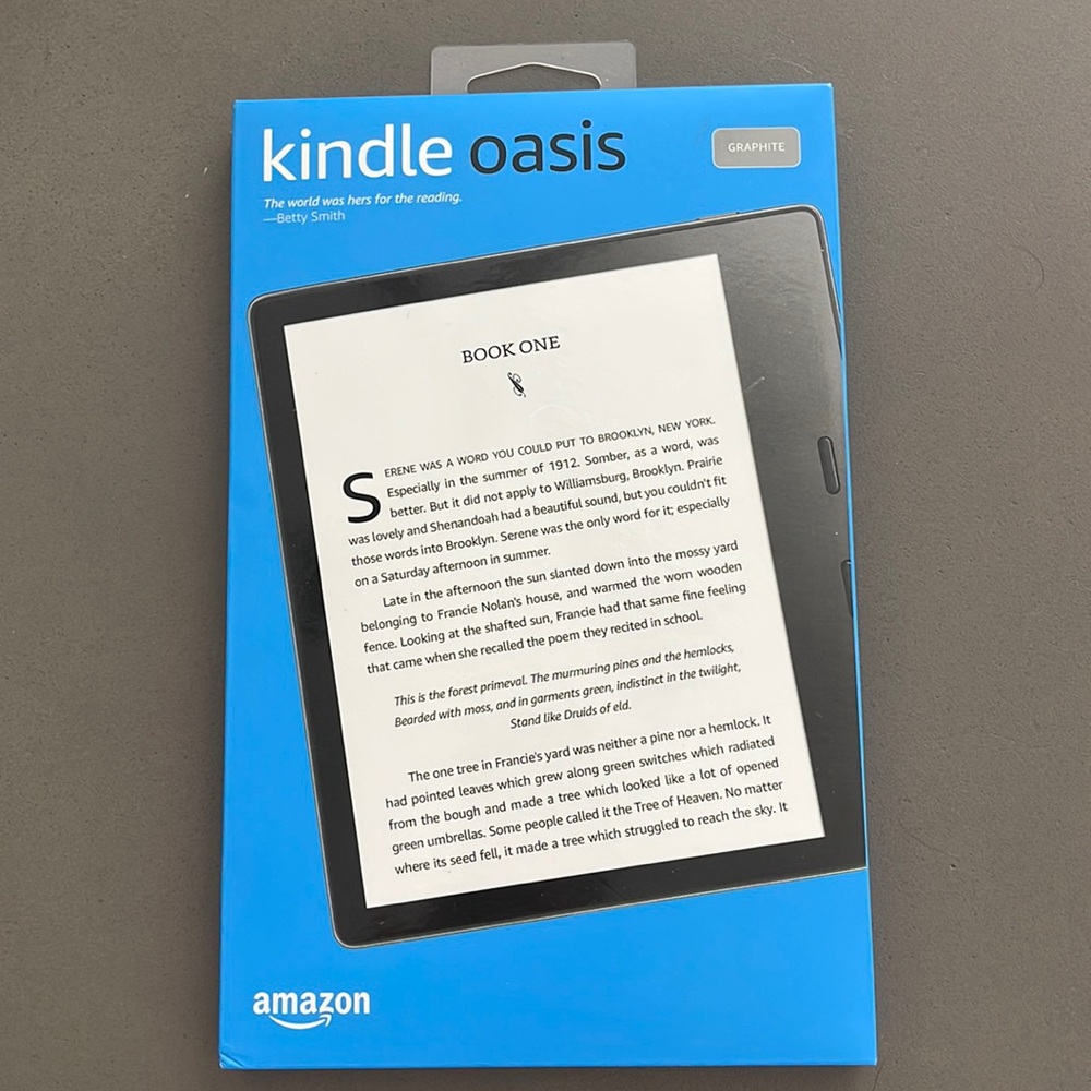 NIB Kindle Oasis by Amazon! Graphite